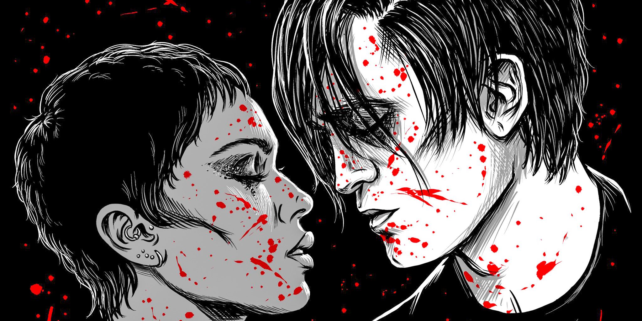 The Batman Fan Art parodia la portada de My Chemical Romance con Bruce y Selina