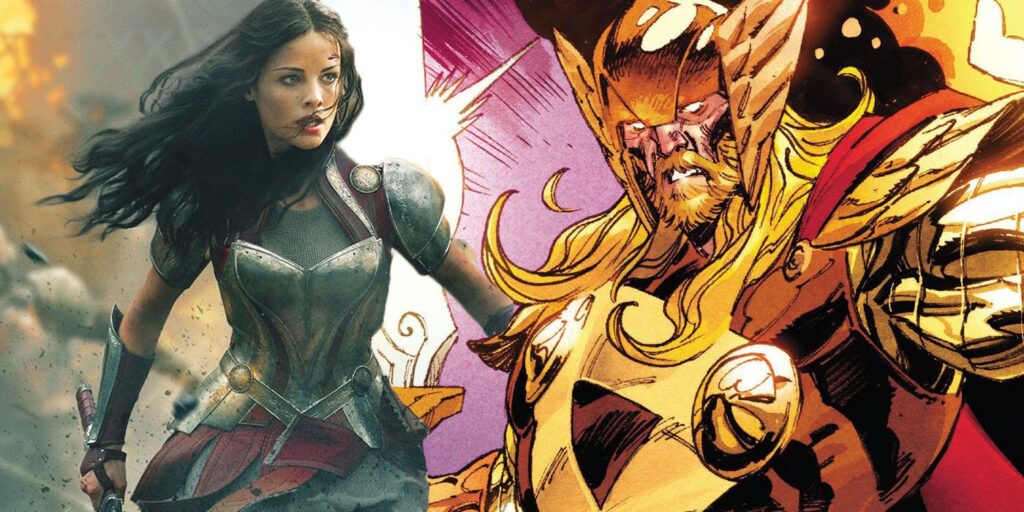 Thor obtiene una importante mejora de poder al usar la espada de Lady Sif