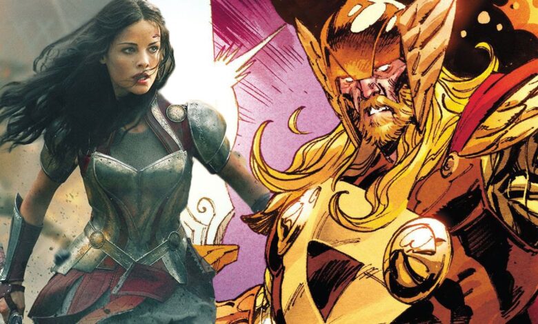 Thor obtiene una importante mejora de poder al usar la espada de Lady Sif