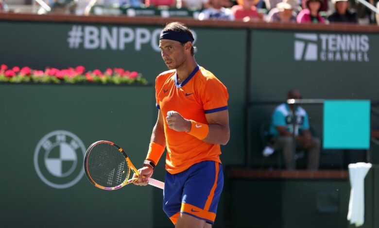 Tiene Rafael Nadal sufrida presentación en Indian Wells | Video