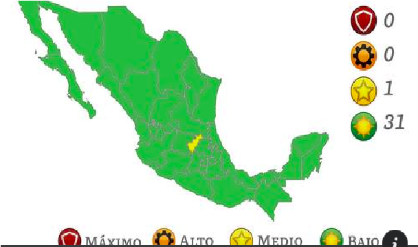 Todo el país está en Semáforo Verde, menos Querétaro, el único en Amarillo