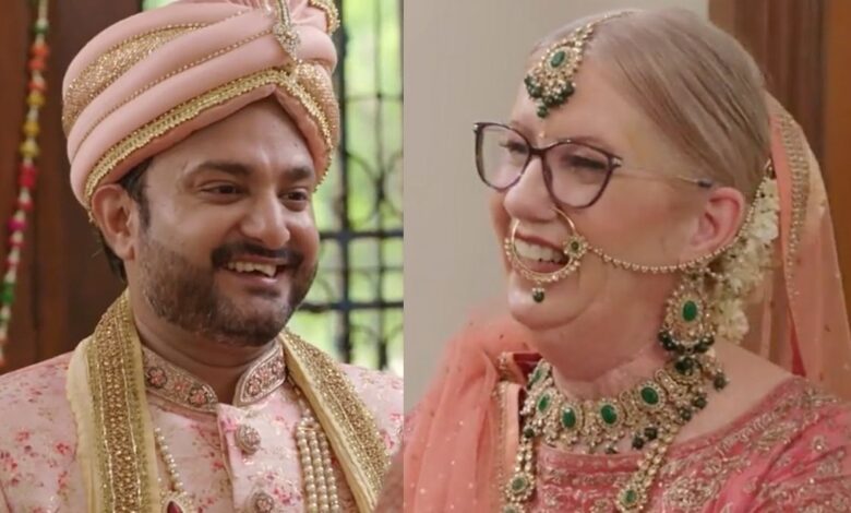 Todo en 90 Días: Sumit y Jenny comparten una colorida foto de la celebración de Holi