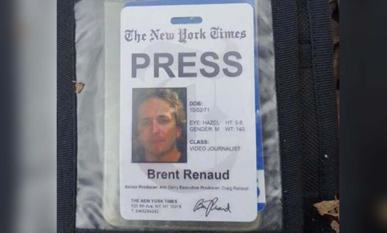 Tropas rusas asesinan cerca de Kiev al periodista estadounidense Brent Renaud, asegura Ucrania
