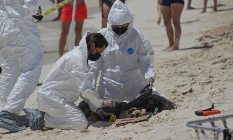 Turistas hallaron posibles restos humanos en Playa Gaviotas, Cancún | Galería