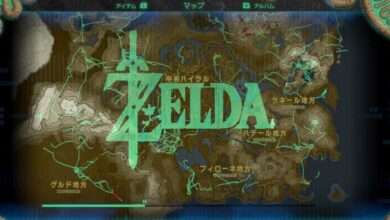 Un fan de Breath of the Wild pasea el logo de Zelda por Hyrule