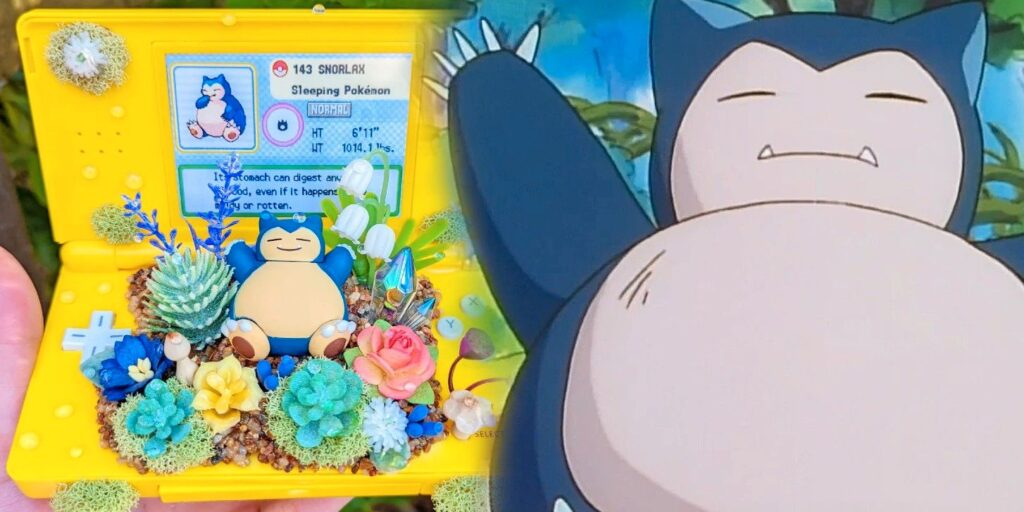 Un fanático de Nintendo convierte las consolas Game Boy y DS en jardines mágicos de Pokémon