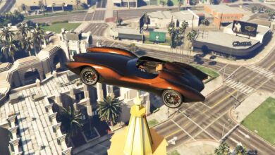 Un jugador de GTA Online consigue aterrizar un coche en una torre absurdamente pequeña