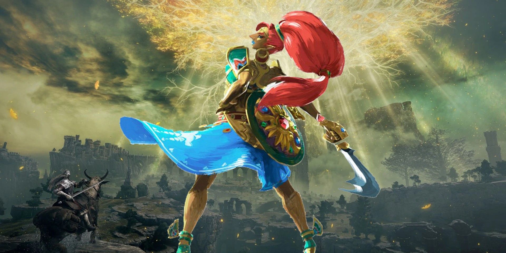 Urbosa de Breath of the Wild recreada como personaje de Elden Ring