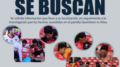Van tras 19 barristas rojinegros captados en los disturbios de El Corregidora | Tuit