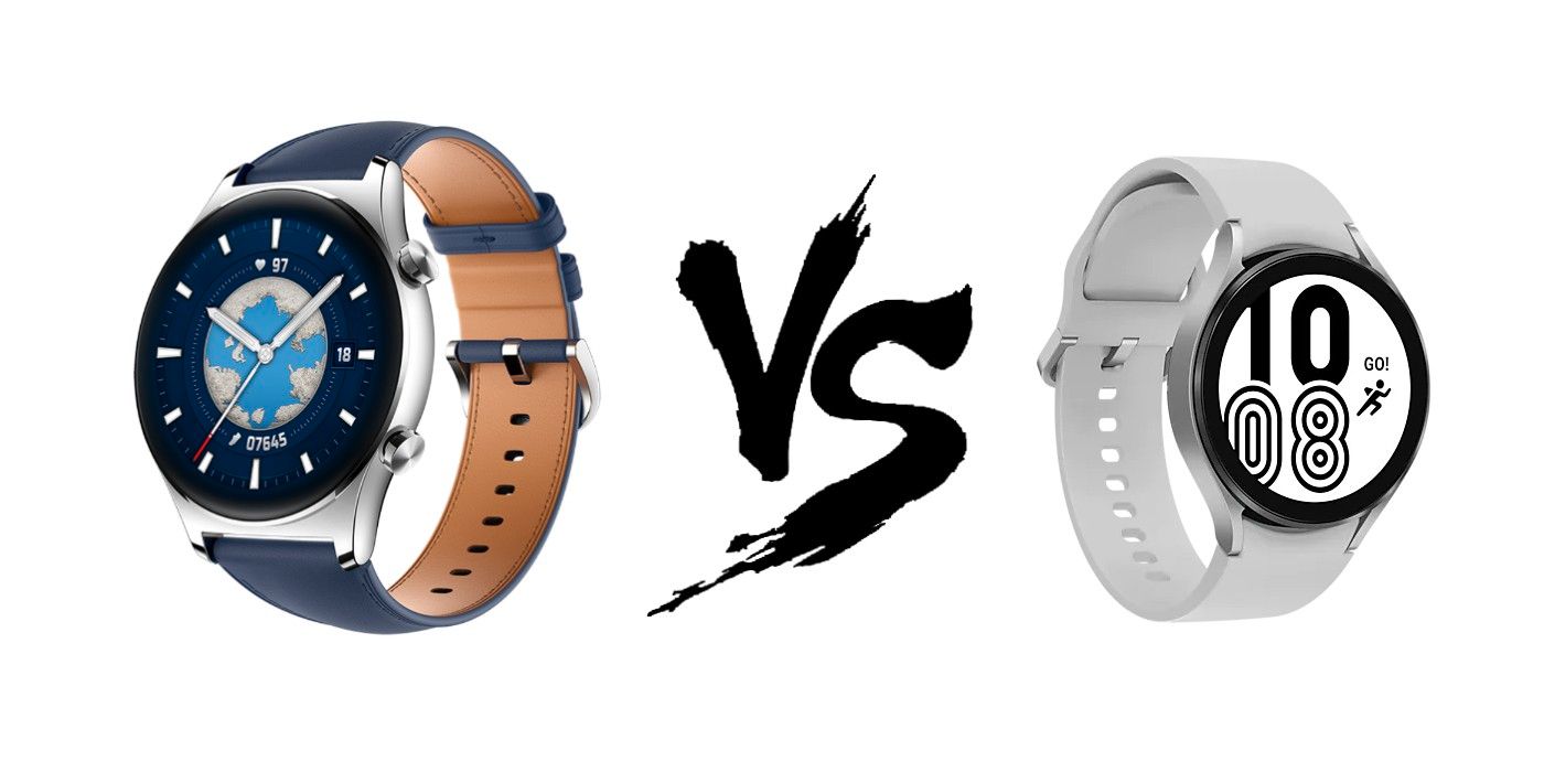 Ver GS3 vs.  Galaxy Watch 4: Honor y Samsung Smartwatches comparados