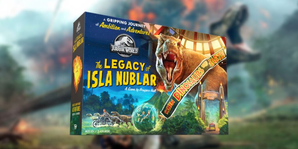 Vista previa práctica del juego de mesa Jurassic World: The Legacy of Isla Nublar
