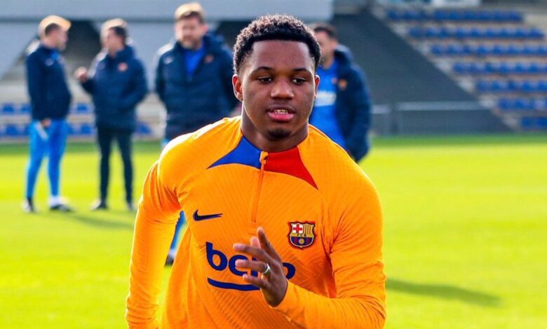 Vuelve Ansu Fati a los entrenamientos con Barcelona | Video