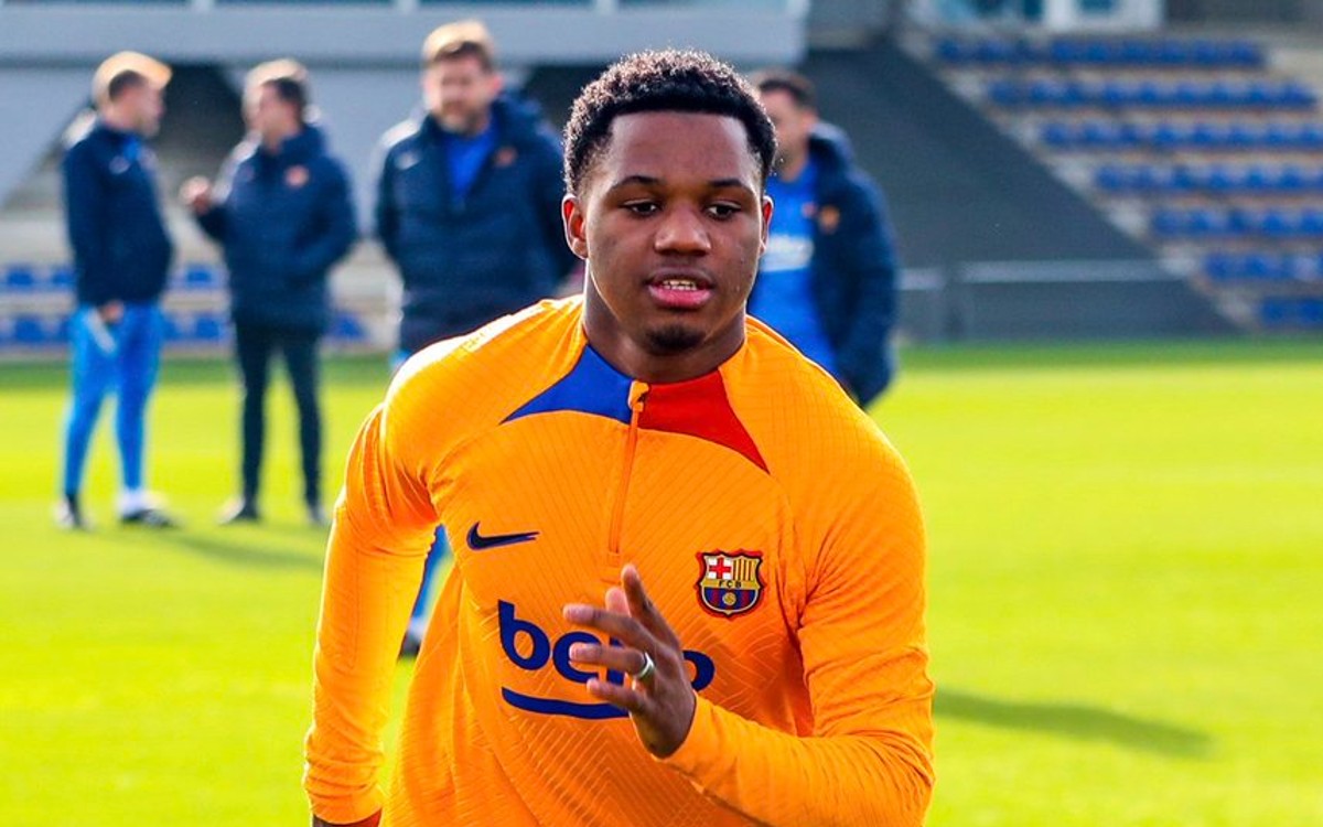 Vuelve Ansu Fati a los entrenamientos con Barcelona | Video