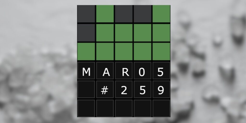 Wordle 259: 5 de marzo de 2022 Respuesta