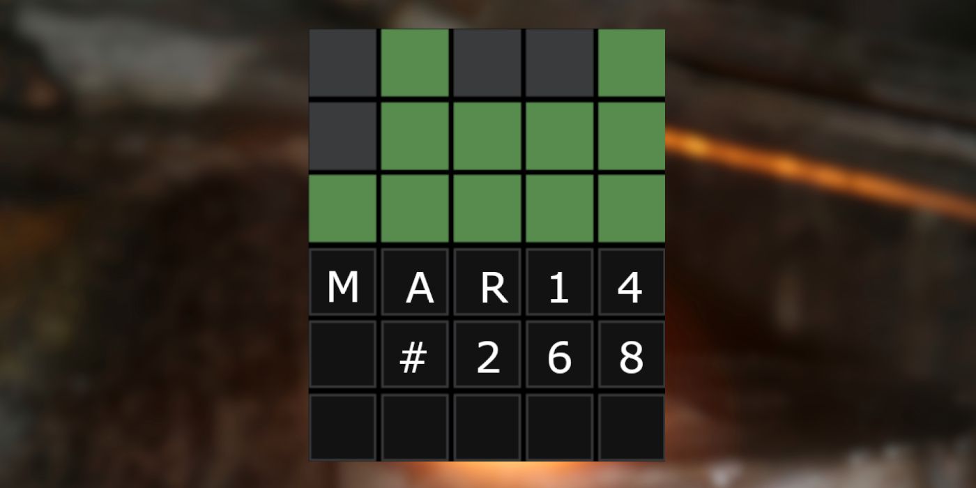 Wordle 268: 14 de marzo de 2022 Respuesta