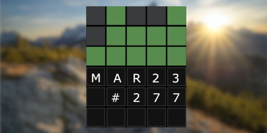 Wordle 277: 23 de marzo de 2022 Respuesta