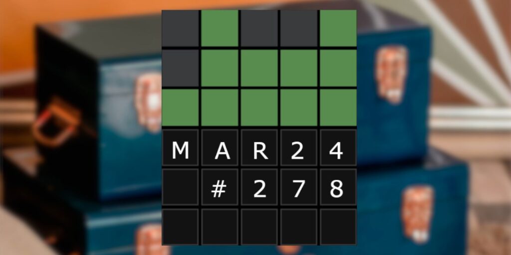 Wordle 278: 24 de marzo de 2022 Respuesta