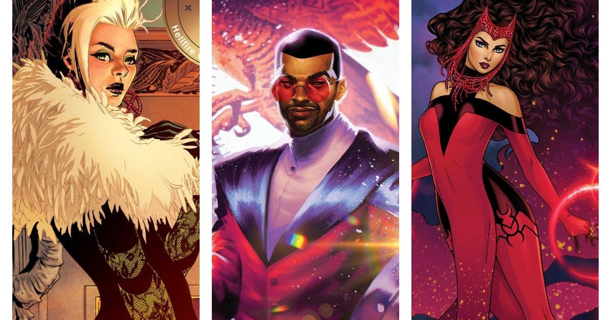 X-Men y Avengers ofrecen moda elegante en impresionantes portadas de Hellfire Gala