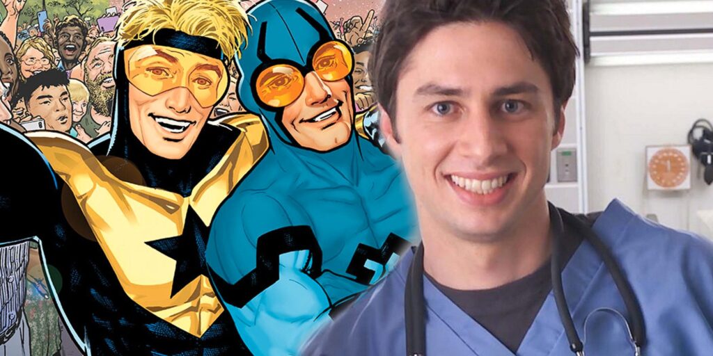 Zach Braff responde a los fanáticos que le exigen que juegue el escarabajo azul de Arrowverse