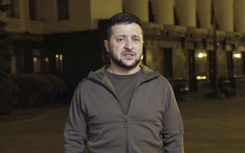 Zelenski llama al mundo a protestar este jueves contra la invasión rusa a Ucrania