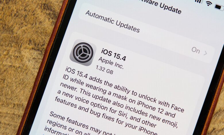 iOS 15.4 ahora se está implementando con una gran actualización de Face ID que no te puedes perder