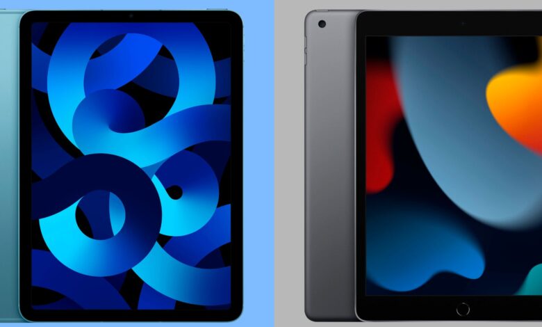 iPad aire 5 vs. iPad 9: ¿Debería gastar $ 270 adicionales?