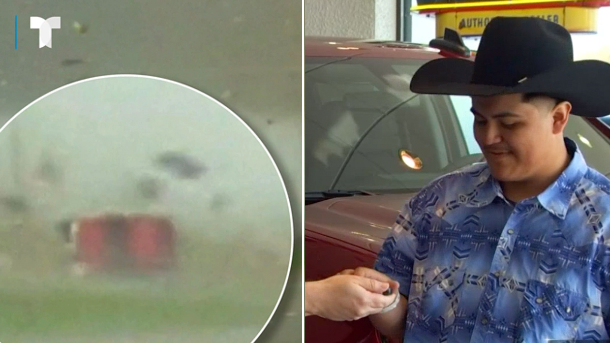 regalan una camioneta al hispano que quedó atrapado en tornado