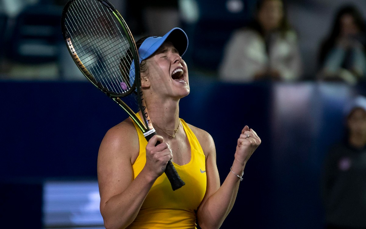 ¡Otra victoria de la ucraniana Svitolina! ya está en cuartos del abierto de tenis Monterrey