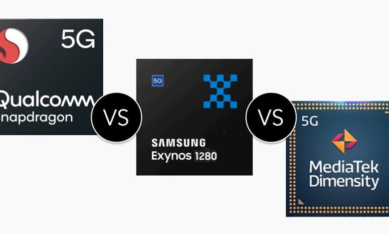 ¿Cómo se compara el Exynos 1280 con otros conjuntos de chips?