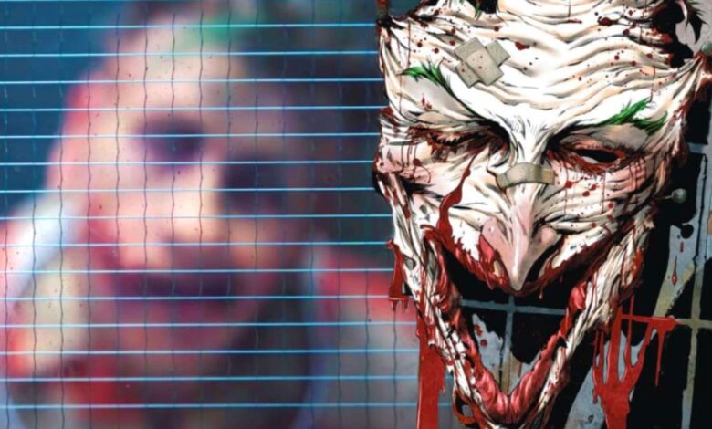 ¿El Joker de Batman se cortó la cara?