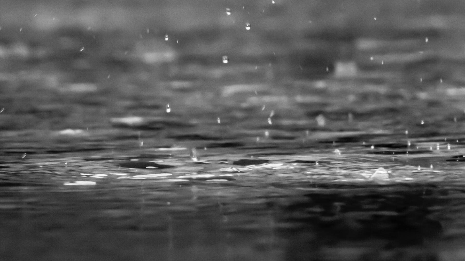 ¿Por qué cuando llueve salen burbujitas en el suelo?