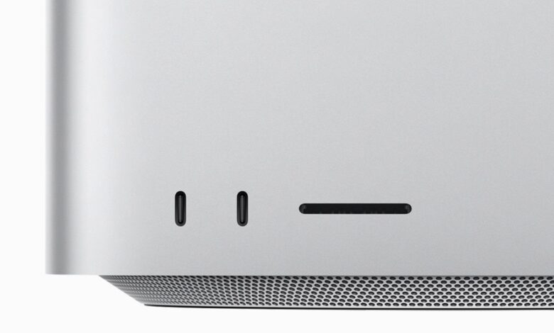 ¿Qué puertos tiene Mac Studio? Thunderbolt, lector de tarjetas SD y más