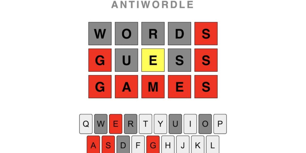 ¿Malo en Wordle?  Pruebe Antiwordle y obtenga palabras incorrectas a propósito