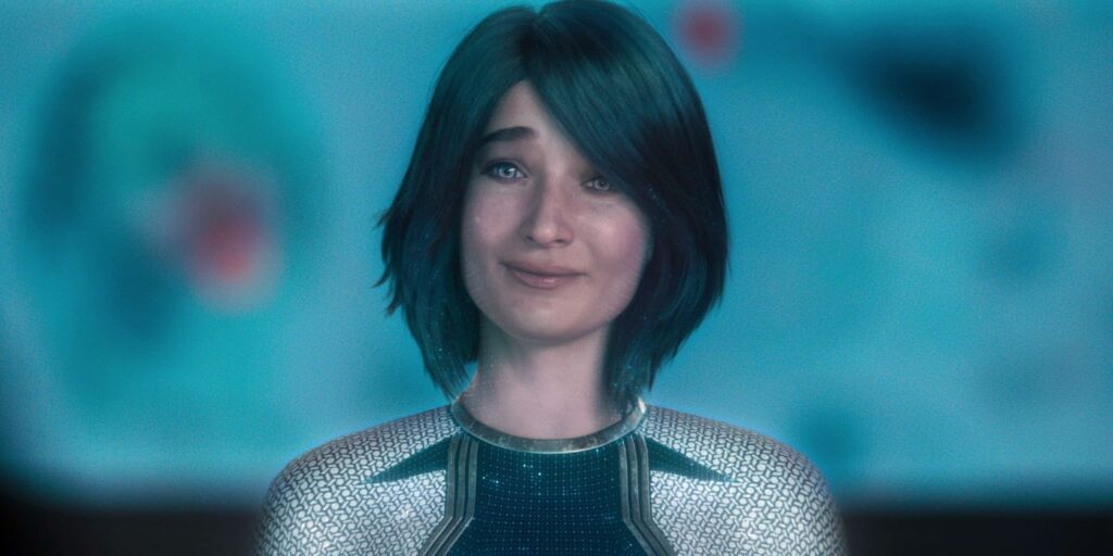 ¿Quién interpreta a Cortana en el programa de televisión Halo?