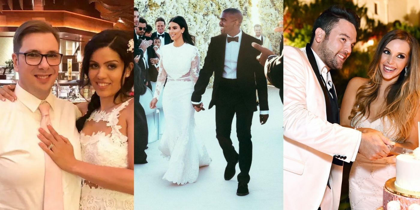 10 estrellas de la realidad que se casaron en la televisión y ya no están juntas