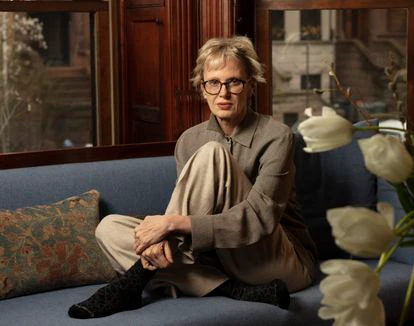 Siri Hutsvedt, en su casa de Nueva York. 