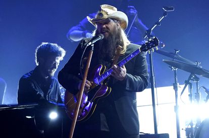 Chris Stapleton interpreta 'Cold' en Las Vegas, en la gala de los Grammy.