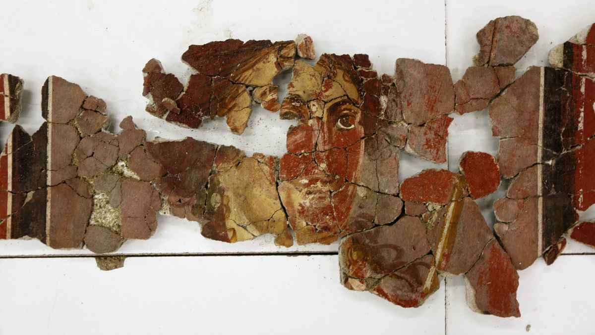 El rostro de la dueña de una mansión romana en Alcalá de Henares vuelve a ver la luz