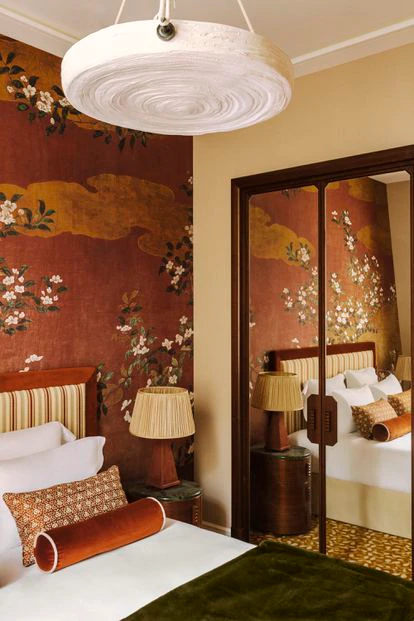 Detalles del interiorismo creado por Laura González para el hotel Saint James.