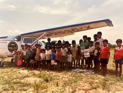 Avioneta perteneciente a la patrulla aérea colombiana.