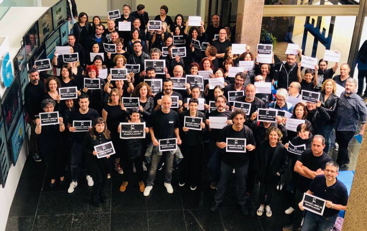 Feijóo deja la televisión de Galicia con la protesta más larga de España por manipulación informativa