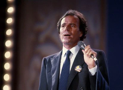 Julio Iglesias, en un concierto en Nueva York en 1985.