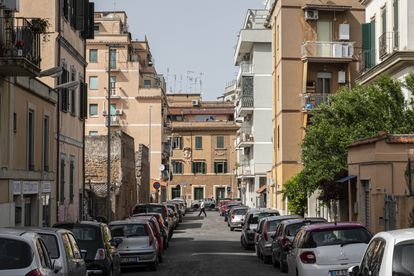 Casas características del barrio, en una imagen tomada este sábado.