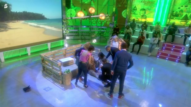 Plató de 'Sálvame' / Telecinco