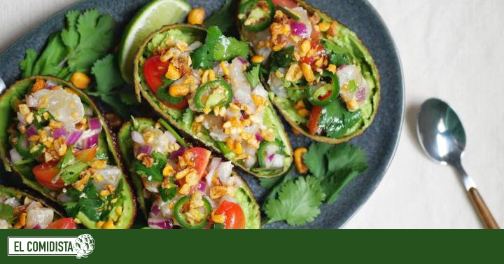 Aguacates rellenos: la renovación de una receta viejuna