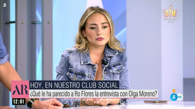 Rocío Flores en 'El Programa de Ana Rosa' / Telecinco
