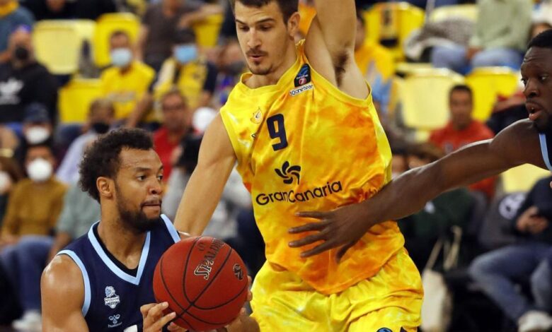 77-79: El Andorra sorprende al Gran Canaria en un agónico cara o cruz