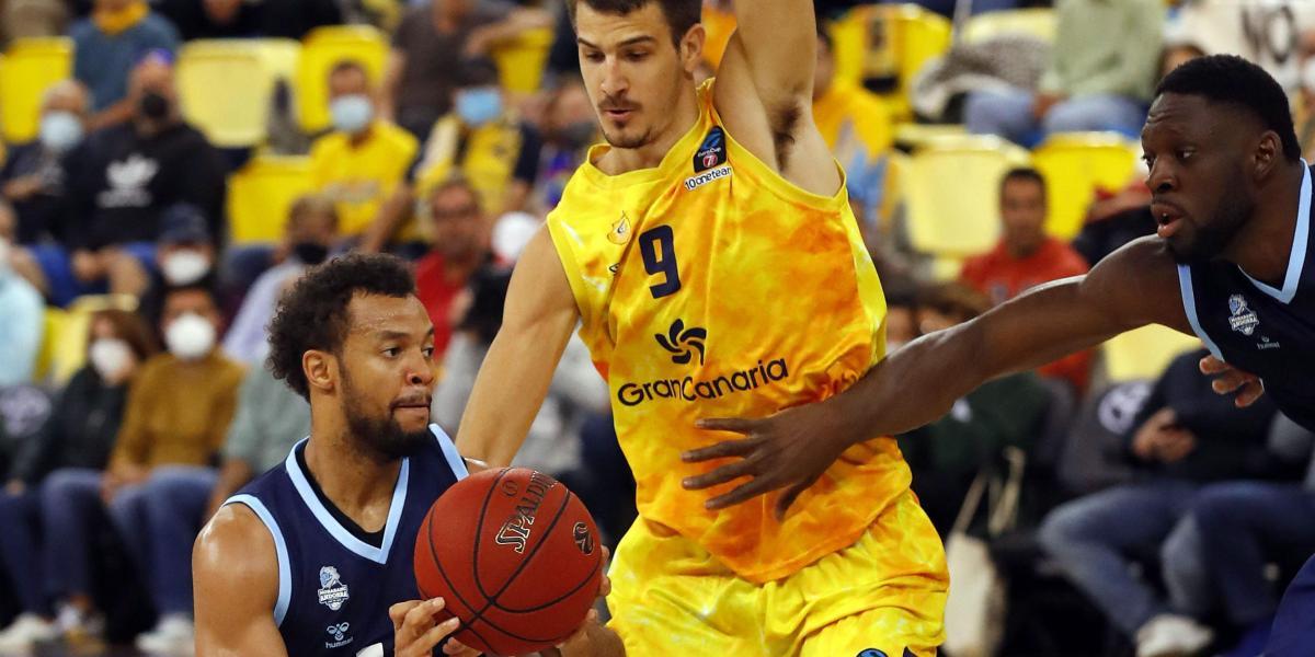 77-79: El Andorra sorprende al Gran Canaria en un agónico cara o cruz