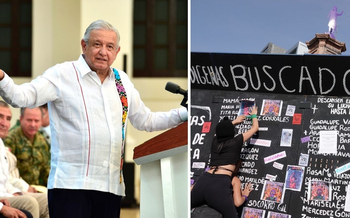 AMLO descarta alerta por feminicidios en Nuevo León