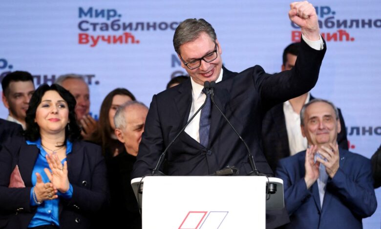 Aleksandar Vucic gana las elecciones presidenciales de Serbia